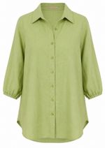 Camisa 100% Linho Vera Pistache