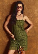 Vestido Guipir Cynthia Verde