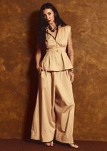 Calça Tricoline Helena Off White