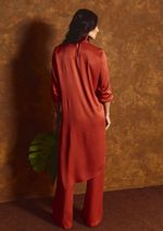 Calça Pantalona Luiza Terracota