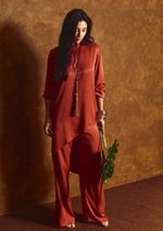 Calça Pantalona Luiza Terracota