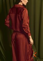Camisa Satin Lisandra  Terracota