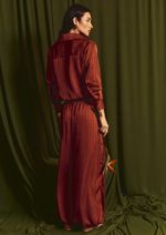 Calça Satin Lisandra Terracota