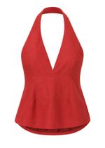 Blusa Frente Única Carina Terracota