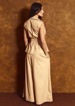 Calça Tricoline Helena Kháki