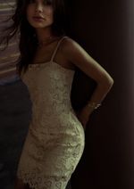 Vestido Guipir Cynthia Areia