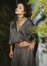 Camisa Satin Lisandra  Fendi