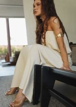 Vestido Faixa  Andrea Areia