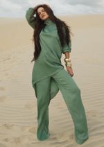Calça Pantalona Luiza Verde