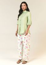 Camisa 100% Linho Vera Menta