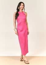 Vestido 100% Linho Fabiana Rosa