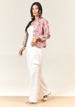 Calça Cargo Cecilia Branco
