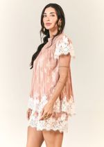 Bata Renda Lidia Rosa
