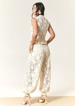Calça Renda Carolina Off White