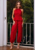 Calça Alladin Eliza Vermelho