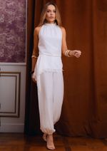 Calça Renda Lina Off White