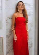 Vestido Midi Lia Vermelho