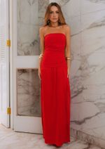 Vestido Midi Lia Vermelho