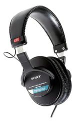 Fone De Ouvido Headset Profissional Sony MDR-7506 Preto