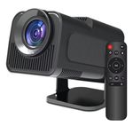 Mini Projetor Portatil Hy3205g Wifi 6 Bluetooth 5.0 Android 4K 1080 Full HD Preto