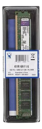 Memoria Desktop DDR3 8GB 1600mhz Kingston 