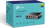 Switch 5pt PoE Gigabit TL-SG1005P 10/100/1000 Mbps C/4pt PoE 65w Tp-Link