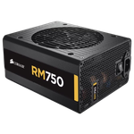 Fonte ATX 750w 80 Plus Gold Full Modular Bivolt RM750 Corsair Semi S/CX