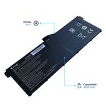 Bateria Acer 7.4v 35w 4800mAh Aspire A515-51-52Ct Ac14B18J Ac14B8K AP16M5J (BB11-AC088)