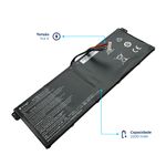 Bateria Acer 11.4v 25w 2200mAh Aspire A515-51-52Ct Ac14B18J, Ac14B8K, AP19B8K AP18C8K (BB11-AC085)