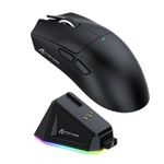 Mouse S/Fio Attack Shark X11 Bluetooth 2.4G USB-C Preto