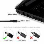Fonte Carregador Dell 19.5v 65w 3.34a Plug 4.5mmx3.0mm Pino Meio (BB20-DE19-T6)