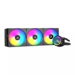 Water Cooler 360mm Rise Mode Black ARGB Intel AMD Preto - Semi
