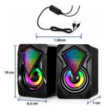 Caixa de Som PC CS-C20 6W RGB Exbom