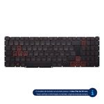 Teclado Acer Nitro vermelho AN515-56 AN515-515-57(LG05P-N10BR) Red Backlight S/Frame