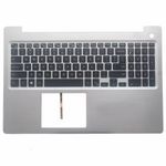 Carcaça Superior C/Teclado Dell Inspiron 15 5570 5575 Prata - Novo