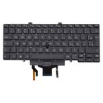 Teclado Dell Latitude 14 5401 E5520 M4600 E5520 0J79VP C/ Backlight Preto S/  Moldura Produto