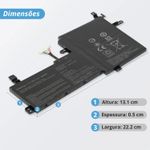 Bateria Asus 11.52v 41/42w 3.600mAh X531 B31N1842 (BB11-AS531)