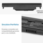 Bateria Asus 10.8v 43w 4000mAh K55 A75 K45 A55 A32-K55 A45 A75 A32-K5 6 Cells (BB11-AS062)