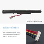 Bateria Asus 14.4v 32w 2200mAh A41n1501, Gl752jw, Gl752vl A41-X550E X550ZE X550DP K555Z K550D (BB11-AS081)