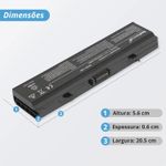 Bateria Dell 11.1v 49w 4400mAh 1525 1545 X284G BR011 (BB11-DE052)