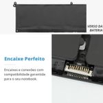 Bateria Dell 11.25v 38/50Wh 3300/3644mAh 3 celulas G91J0, A0500-AM10P, 5518, MGCM5, 3510, 3320, 3511,3420 (BB11-DE3511-3