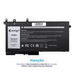 Bateria Dell 11.4v 42/47Wh 3600/4100mAh Latitude 5480 5580 5490 3DDDG (BB11-DE138)