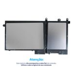 Bateria Dell 11.4v 42/47Wh 3600/4100mAh Latitude 5480 5580 5490 3DDDG (BB11-DE138)