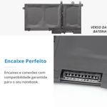 Bateria Dell 11.4v 42/47Wh 3600/4100mAh Latitude 5480 5580 5490 3DDDG (BB11-DE138)