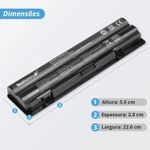 Bateria Dell 11.0v 49Wh 4400mAh XPS 15 XPS 17 L701X R795X BR029 (BB11-DE091)