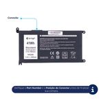 Bateria Dell 11.4v 43w 3600mAh Yrdd6 P90F005 5482 5493 (BB11-DE549)