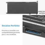 Bateria Dell 15.2v 55w 3600mAh 4 cell 99nf2 7778 7779 33YDH g3-3779 (BB11-DE125-4C)