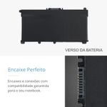 Bateria Hp 11.4v 47w 4150mAh HT03XL (BB11-HP1503)