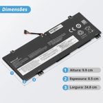 Bateria Lenovo 15.4v 49w 3200mAh S540-14IML-81NF00 C340 S540 L18C4PF3 (BB11-LE540)