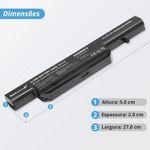 Bateria Positivo 11.1v 49Wh 4000/4400mAh 6 celulas C4500BAT-6 W7730 (BB11-NA005)